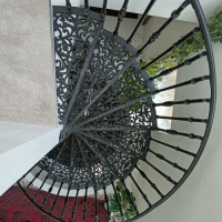 Custom made spiral staircase